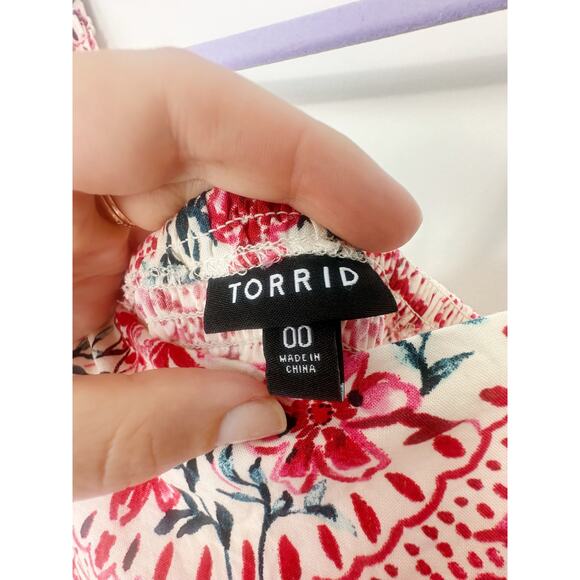 Torrid Square Neck Boho Print Sundress Midi Length Size 10 - Picture 10 of 12